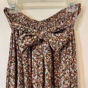 Anthropologie / Faithfull the Brand High Low Floral Maxi Skirt Sz L NWT